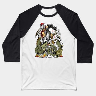 Knight fighting a dragon Baseball T-Shirt